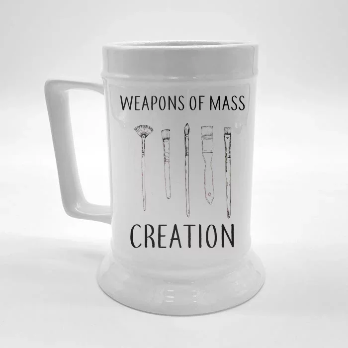 Weapons Of Mass Creation Front & Back Beer Stein