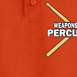 Weapons of Mass Percussion Funny Drummer Dry Zone Grid Performance Polo