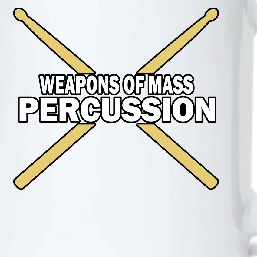 Weapons of Mass Percussion Funny Drummer Black Color Changing Mug