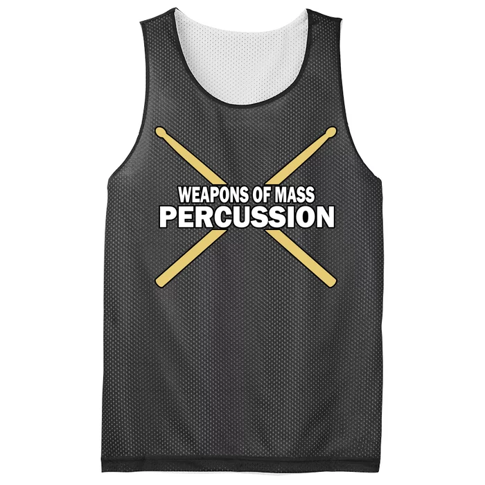 Weapons of Mass Percussion Funny Drummer Mesh Reversible Basketball Jersey Tank