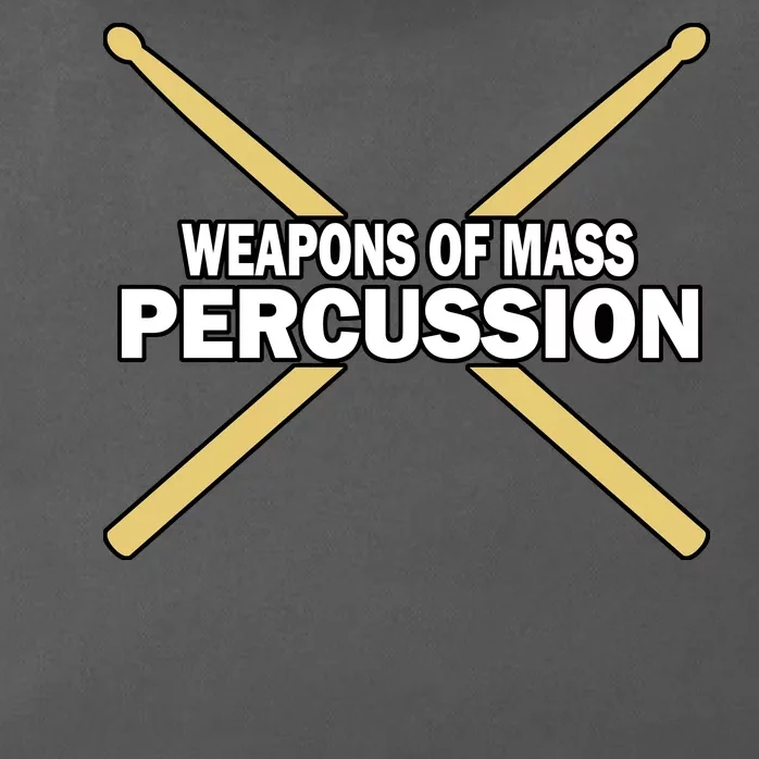 Weapons of Mass Percussion Funny Drummer Zip Tote Bag