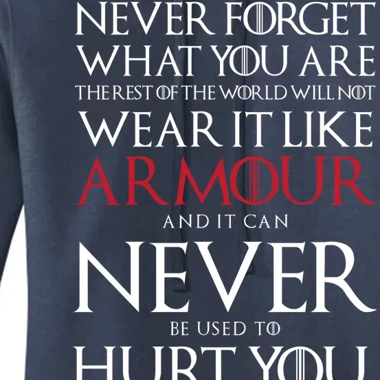 Wear It Like Armour Quote Women's Pullover Hoodie