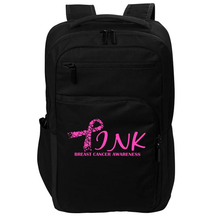 Wear Pink Breast Cancer Awareness Impact Tech Backpack