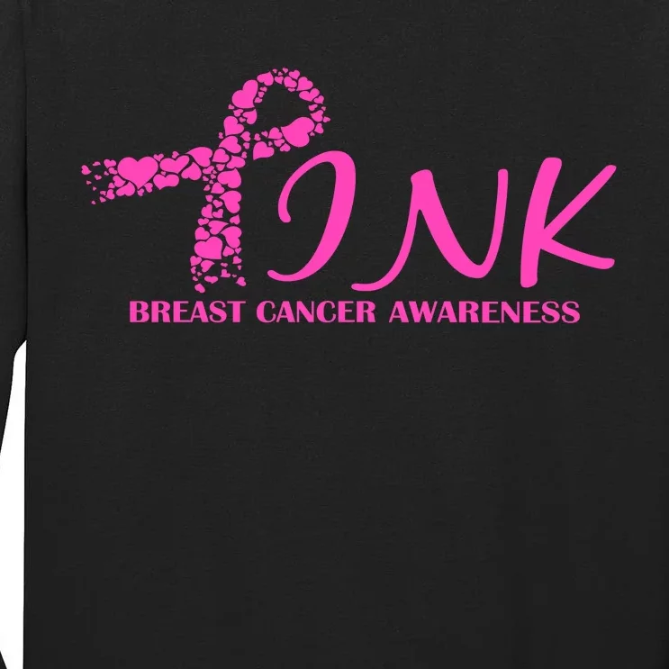 Wear Pink Breast Cancer Awareness Tall Long Sleeve T-Shirt