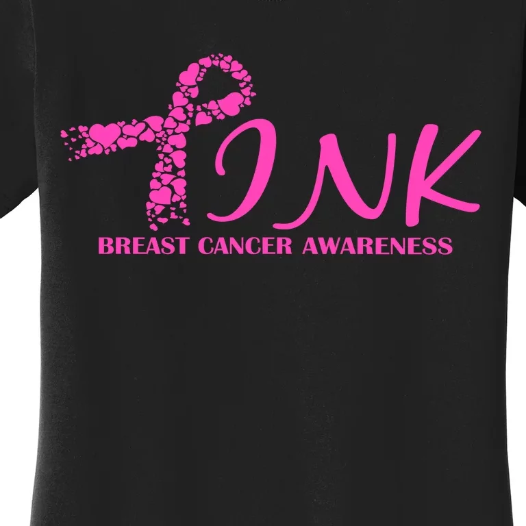 Wear Pink Breast Cancer Awareness Women's T-Shirt