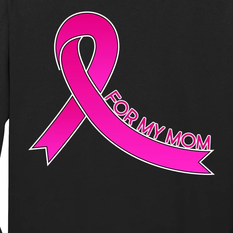 Wear Pink For My Mom Breast Cancer Awareness Long Sleeve Shirt