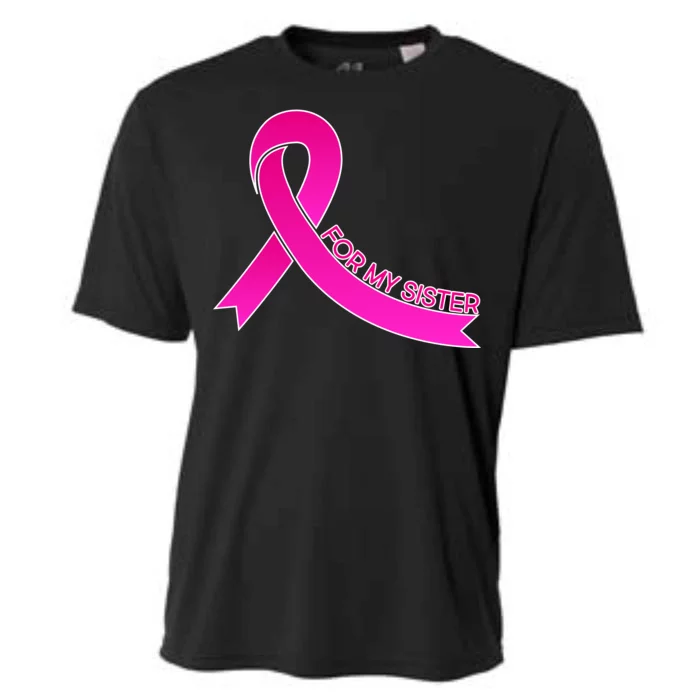 Wear Pink For My Sister Breast Cancer Awareness Cooling Performance Crew T-Shirt