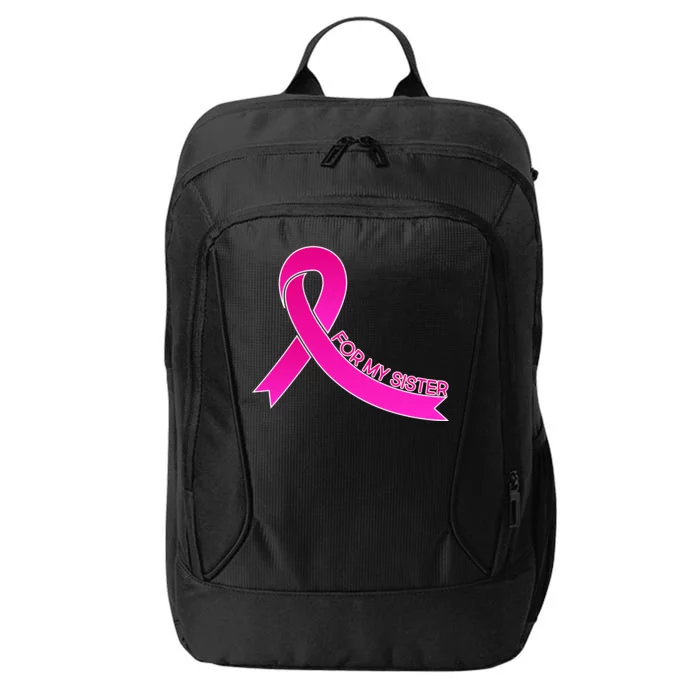 Wear Pink For My Sister Breast Cancer Awareness City Backpack