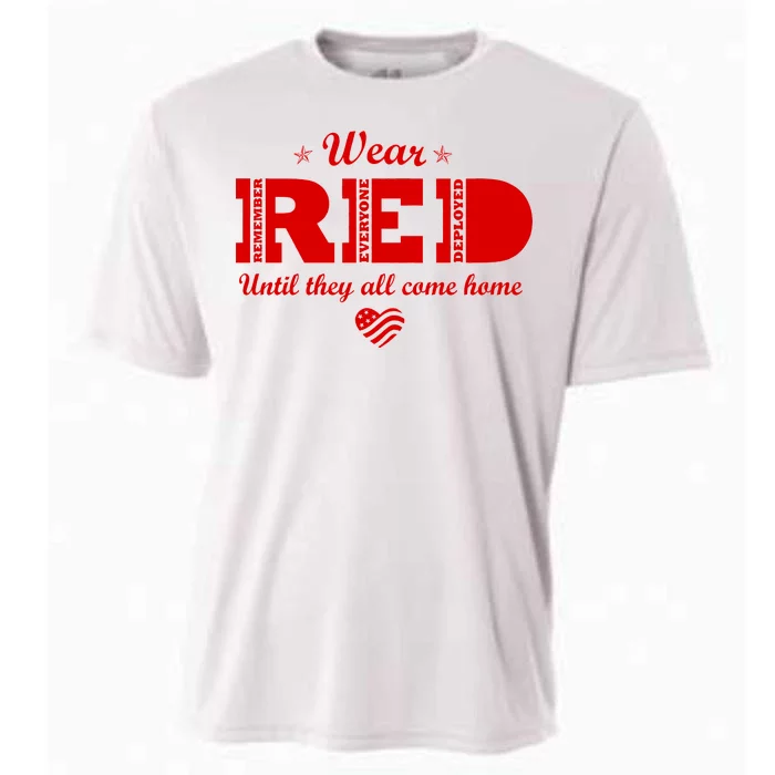 Wear Red Until They All Come Home Cooling Performance Crew T-Shirt