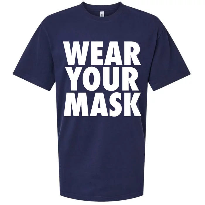 Wear Your Mask Sueded Cloud Jersey T-Shirt