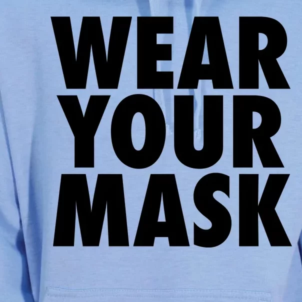 Wear Your Mask Unisex Surf Hoodie