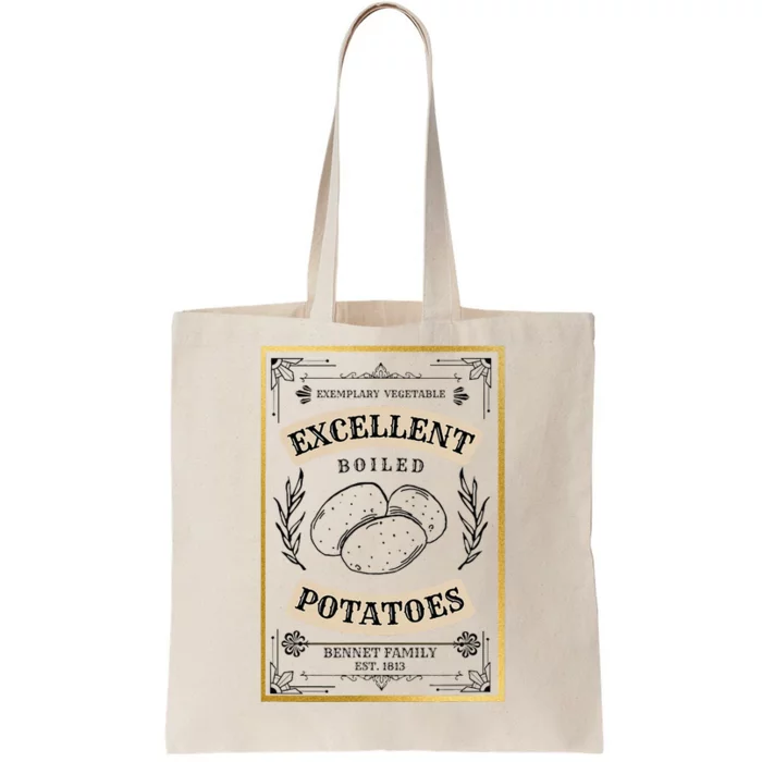 What Excellent Boiled Potatoes Jane Austen Pemberley Tote Bag