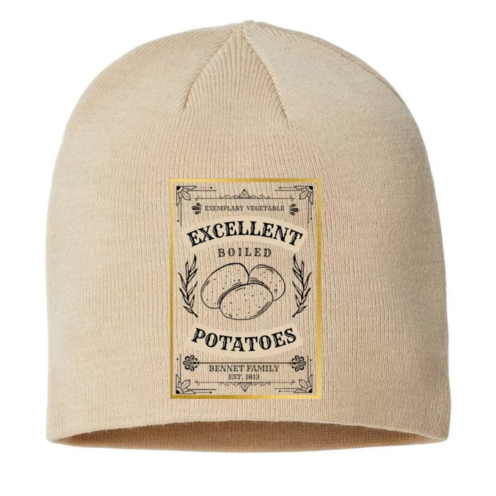 What Excellent Boiled Potatoes Jane Austen Pemberley 8 1/2in Sustainable Knit Beanie