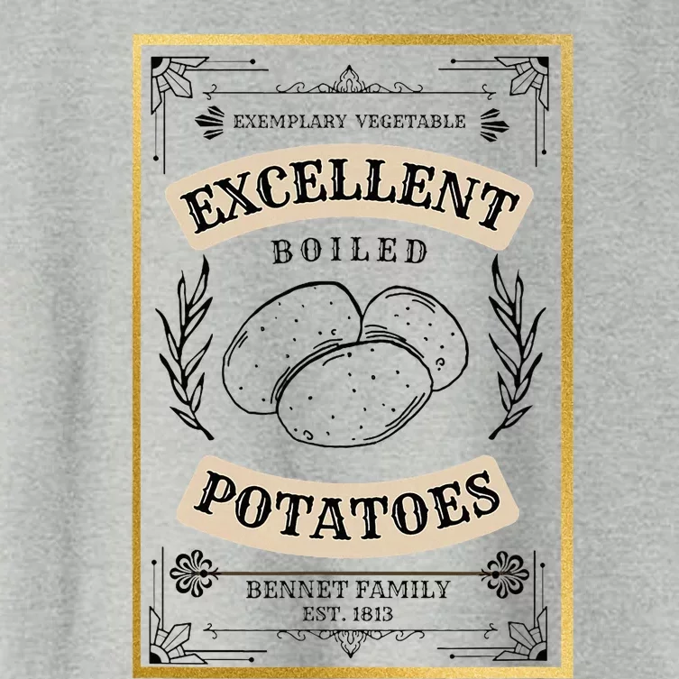 What Excellent Boiled Potatoes Jane Austen Pemberley Women's Crop Top Tee