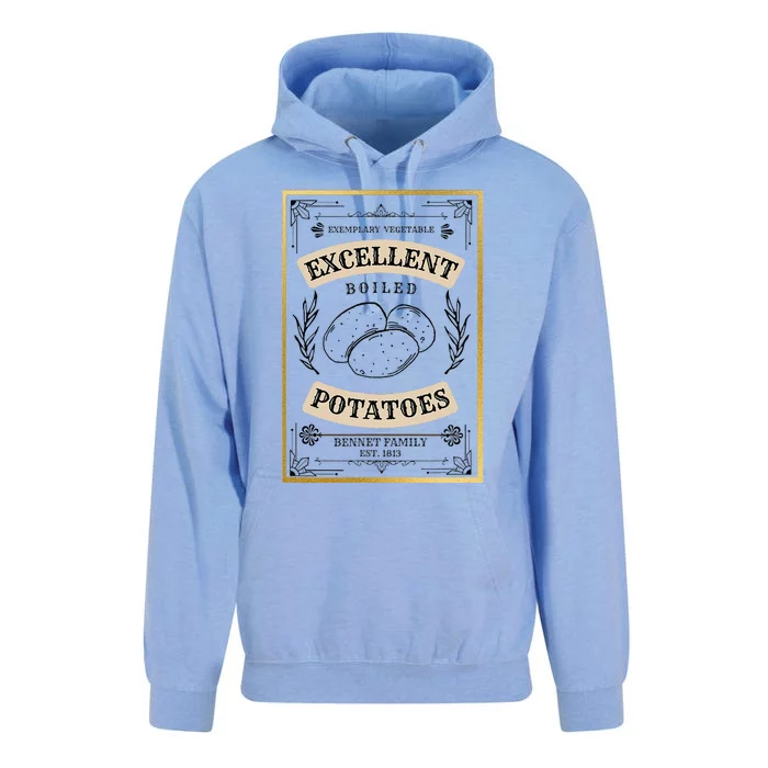 What Excellent Boiled Potatoes Jane Austen Pemberley Unisex Surf Hoodie