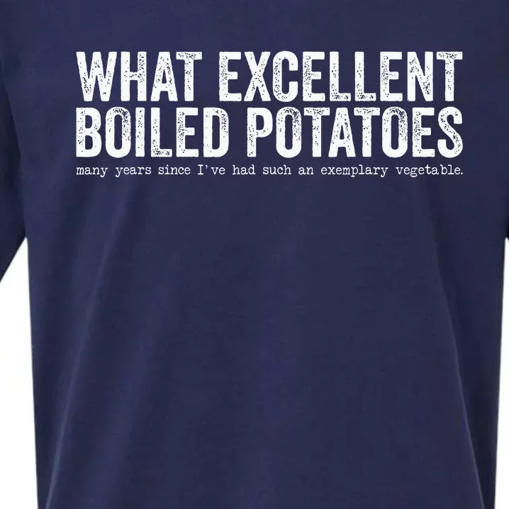 What Excellent Boiled Potatoes Funny Sueded Cloud Jersey T-Shirt