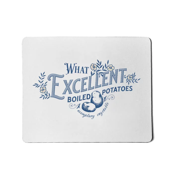 What Excellent Boiled Potatoes Meme Funny Book Lovers Mousepad