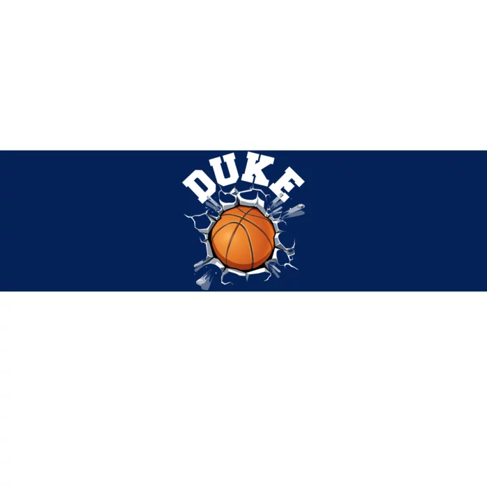 Wall Exploding Basketball Madness College Basketball Fan Bumper Sticker