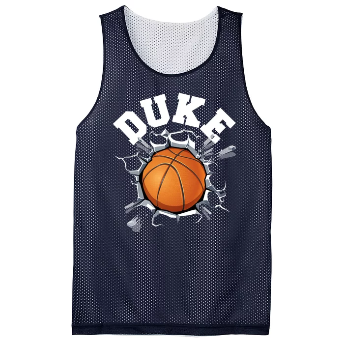 Wall Exploding Basketball Madness College Basketball Fan Mesh Reversible Basketball Jersey Tank