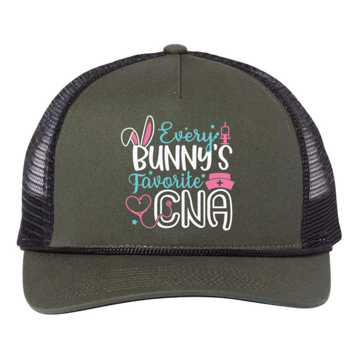 Wo Every Bunnys Favorite Cna Happy Easter Nurse Gift Retro Rope Trucker Hat Cap