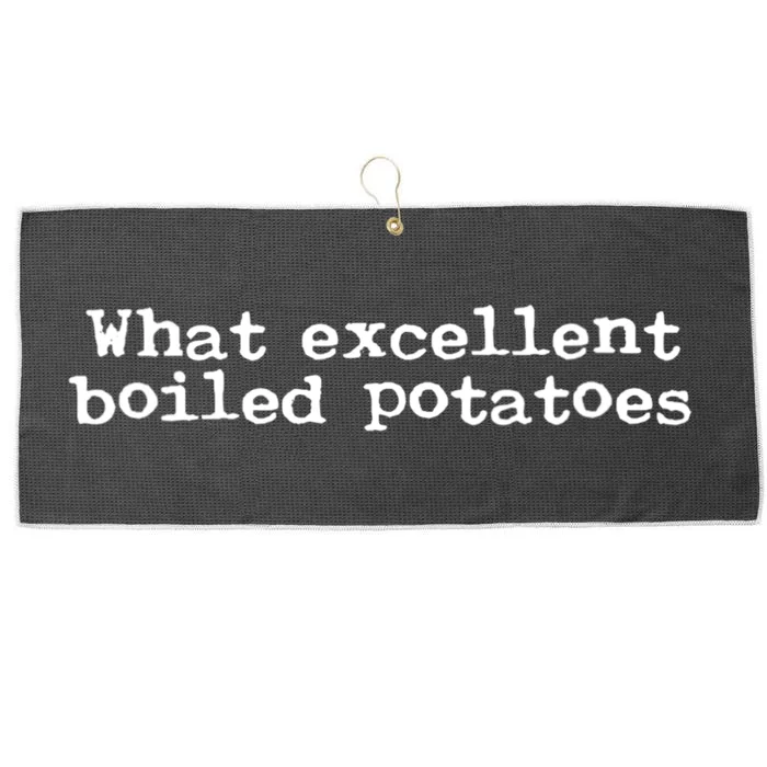 What Excellent Boiled Potatoes Large Microfiber Waffle Golf Towel