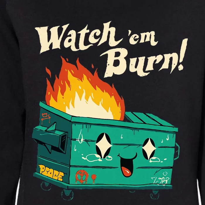 Watch Em Burn Apparel Womens California Wash Sweatshirt