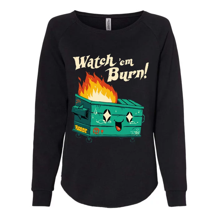 Watch Em Burn Apparel Womens California Wash Sweatshirt