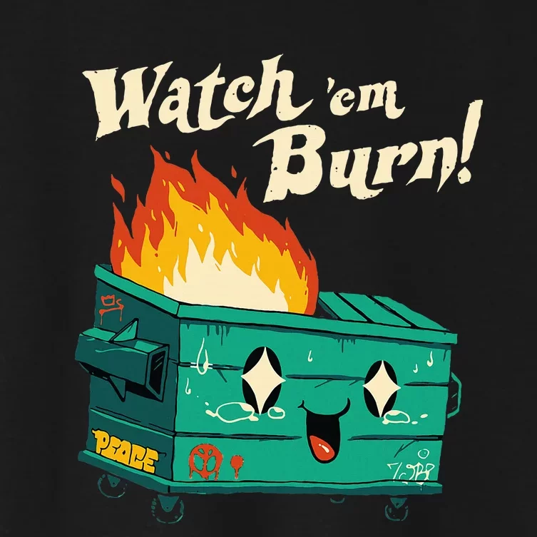 Watch Em Burn Apparel Women's Crop Top Tee