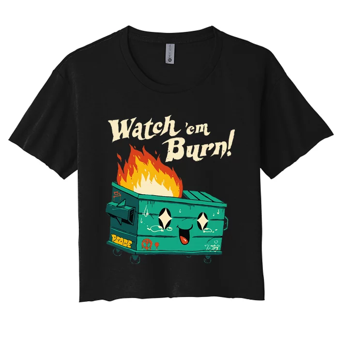 Watch Em Burn Apparel Women's Crop Top Tee