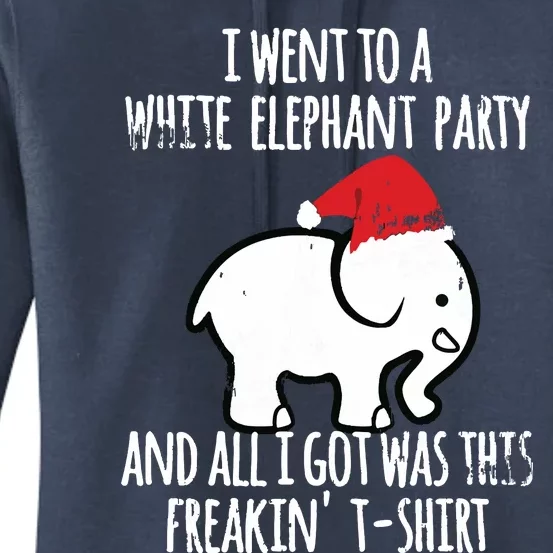 White Elephant Christmas Fun Gift Exchange Contest Women's Pullover Hoodie