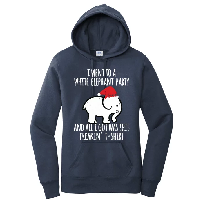 White Elephant Christmas Fun Gift Exchange Contest Women's Pullover Hoodie