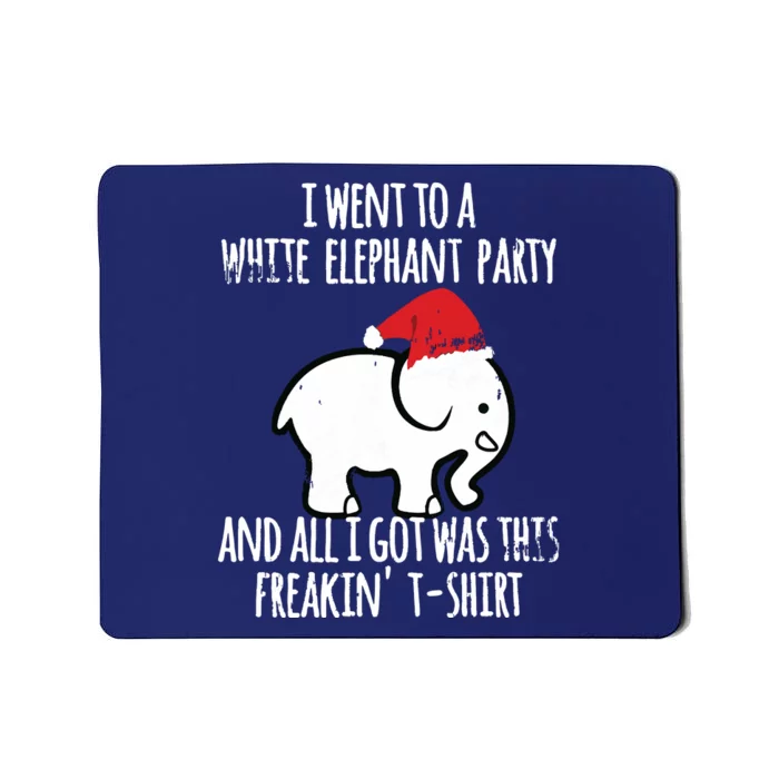 White Elephant Christmas Fun Gift Exchange Contest Mousepad