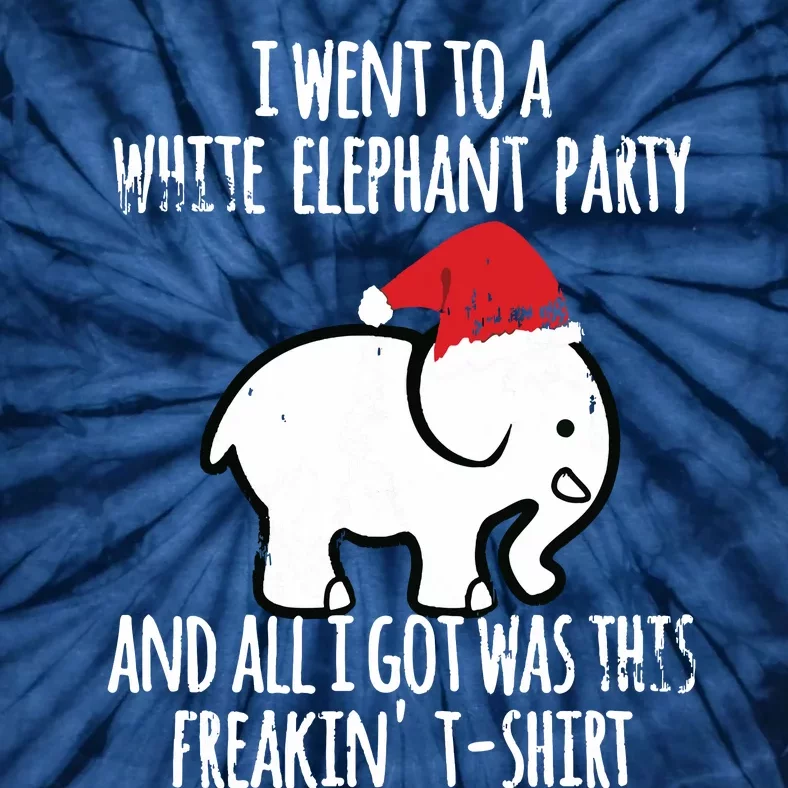 White Elephant Christmas Fun Gift Exchange Contest Tie-Dye T-Shirt