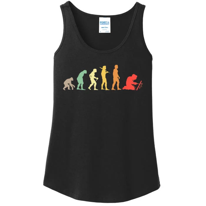 Welder Evolution Craftsman Welding Profession Welders Gift Ladies Essential Tank