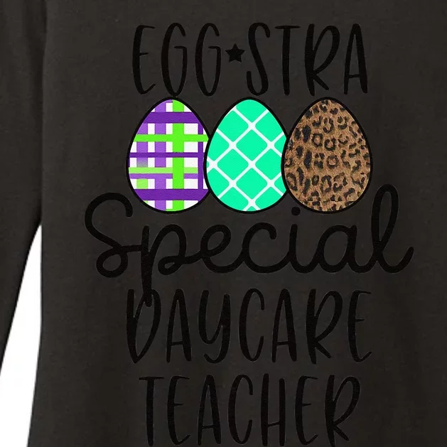 Womens Easter Christian Daycare Teacher Eggstra Womens CVC Long Sleeve Shirt