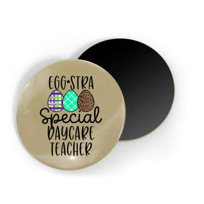 Womens Easter Christian Daycare Teacher Eggstra Magnet