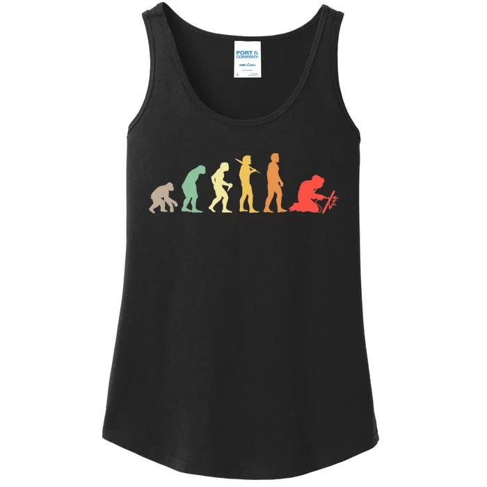 Welder Evolution Craftsman Welding Profession Welders Gift Ladies Essential Tank