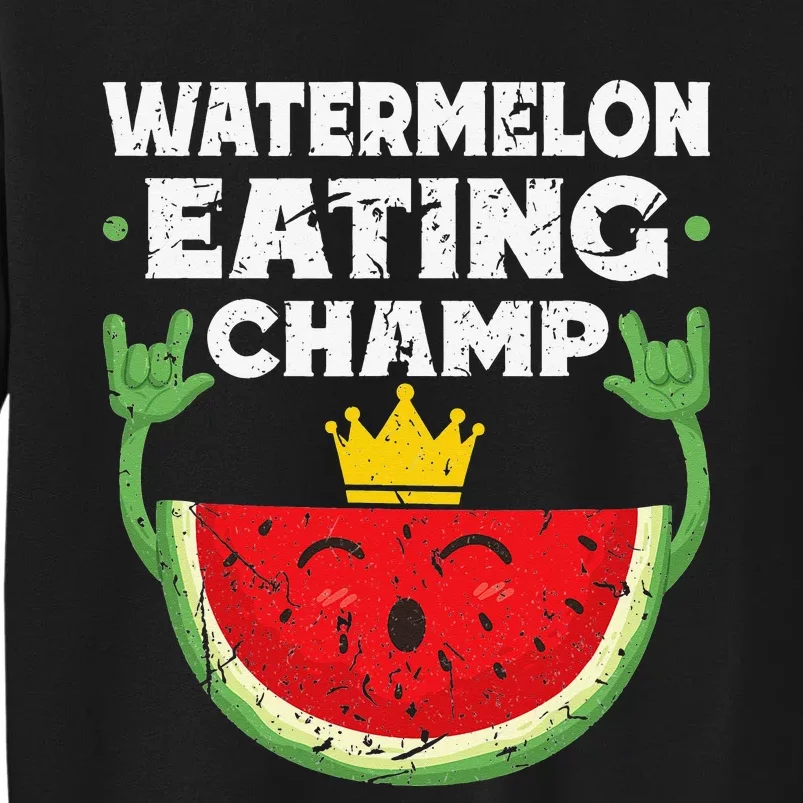 Watermelon Eating Champ Summer Eating Contest Festival Sweatshirt