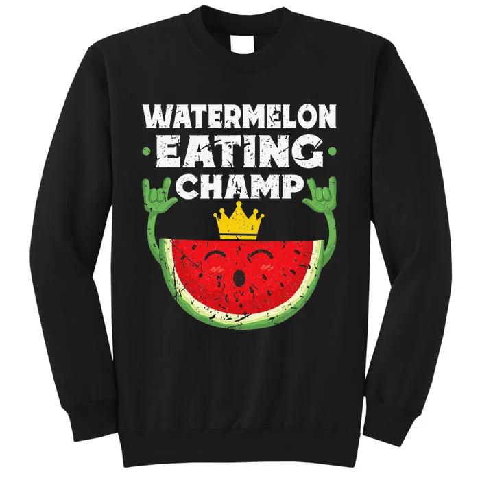 Watermelon Eating Champ Summer Eating Contest Festival Sweatshirt