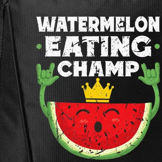 Watermelon Eating Champ Summer Eating Contest Festival City Backpack