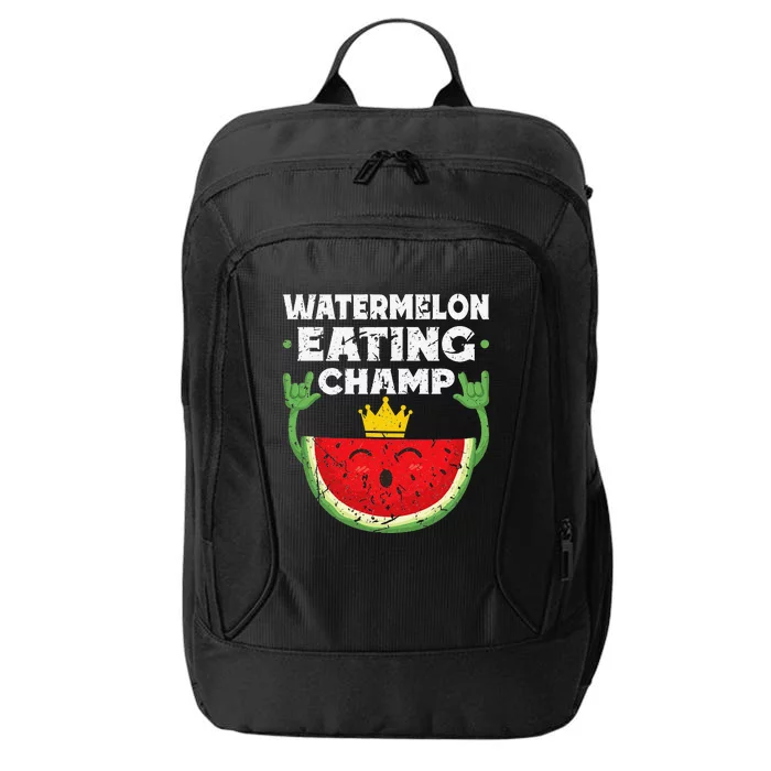 Watermelon Eating Champ Summer Eating Contest Festival City Backpack