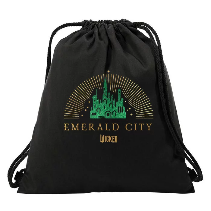 Wicked Emerald City Drawstring Bag