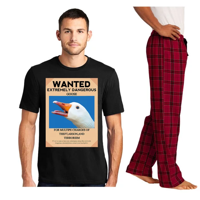 WANTED EXTREMELY DANGEROUS GOOSE UNTITLED GOOSE MEME HONK Pajama Set