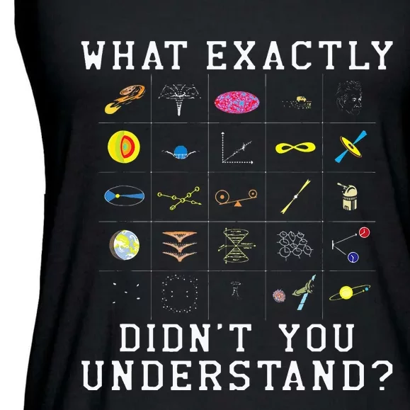 What Exactly Didn't You Understand Astrology Astrophysics Ladies Essential Flowy Tank