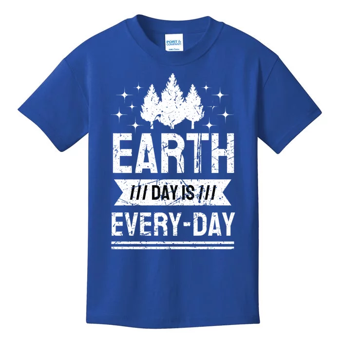 World Earth Day Is Everyday Conservation Planet Vintage Gift Kids T-Shirt