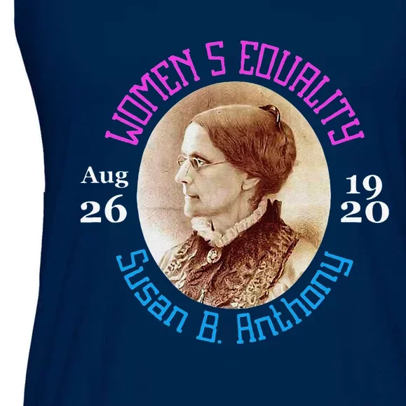 Women's Equality Day Aug. 26 Right To Vote Susan B. Anthony Ladies Essential Flowy Tank