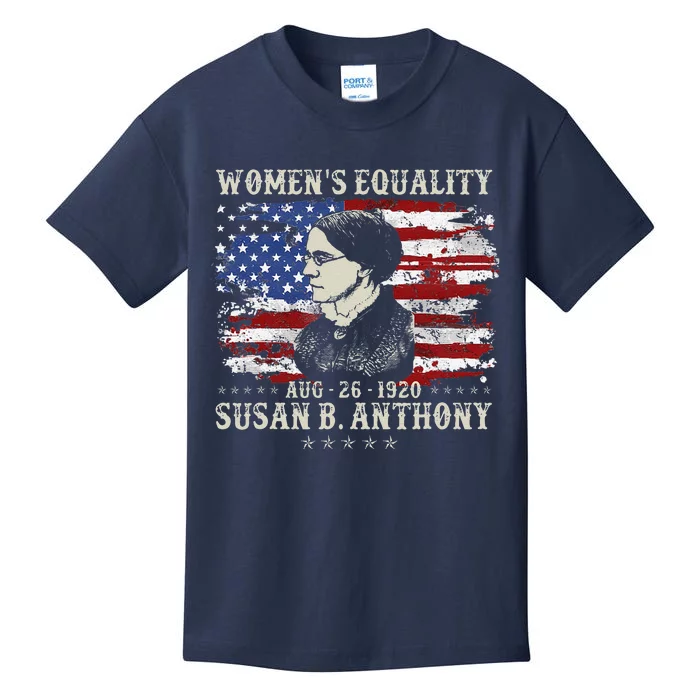 Women's Equality Day Aug. 26 Susan B. Anthony Kids T-Shirt