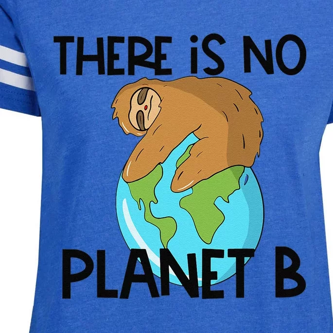 World Environment Day There Is No Planet B Earth Day Enza Ladies Jersey Football T-Shirt