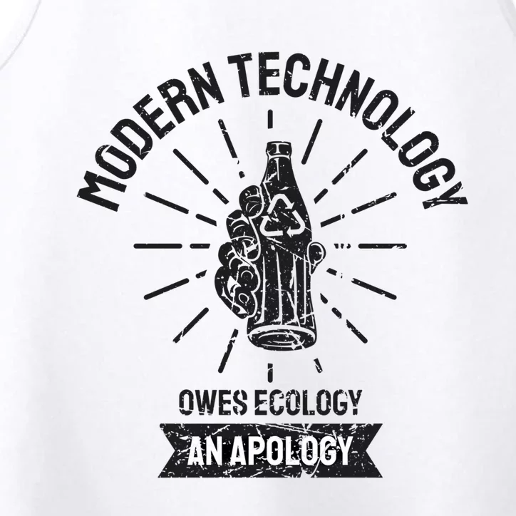 World Earth Day Modern Technology Owes Ecology Apology Gift Performance Tank