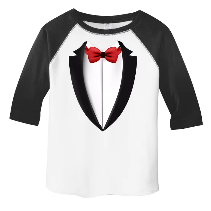 Wedding Tuxedo Toddler Fine Jersey T-Shirt